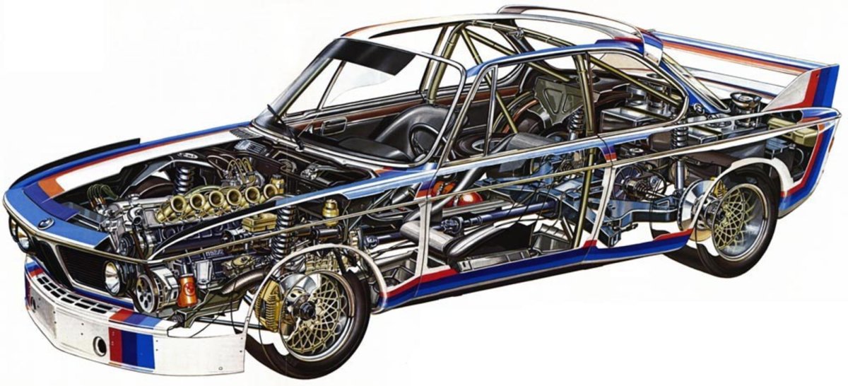 BMW e9 3.0 CSL Batmobile