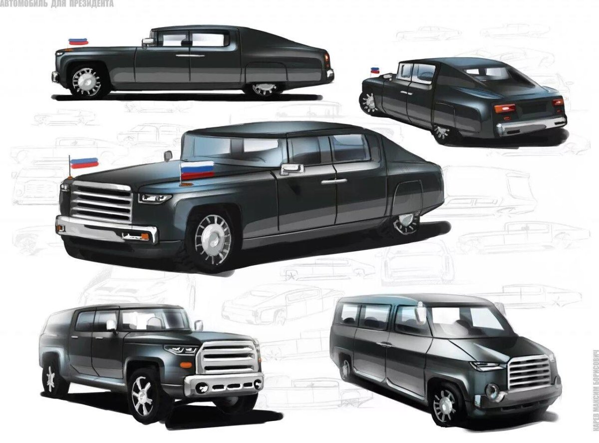 Лимузин Aurus проекта кортеж