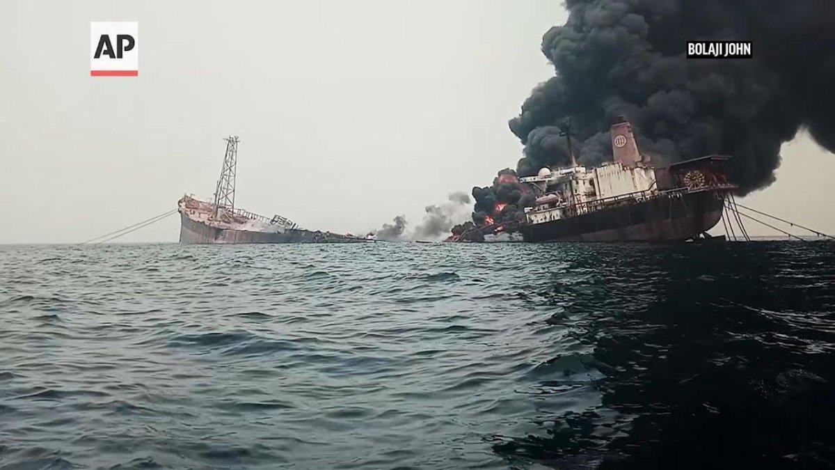 Взрыв судна «Trinity Spirit» в Нигерии