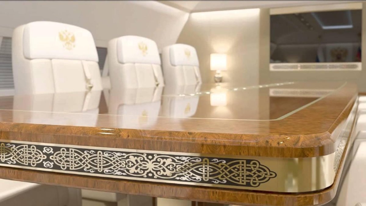 Самолёт президента России внутри