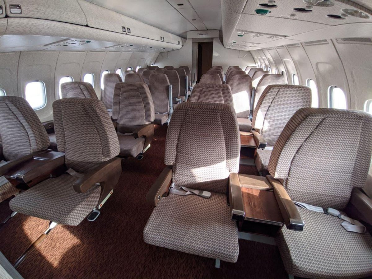 Интерьер президентского самолета фото