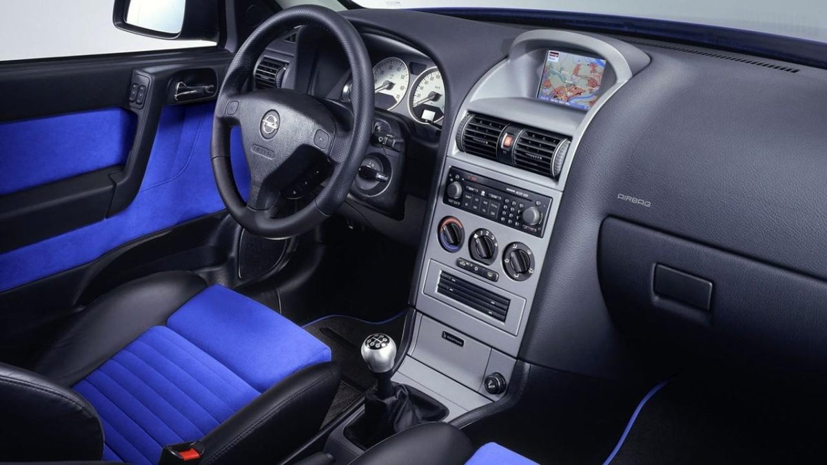 Opel Astra g 2000 хэтчбек салон