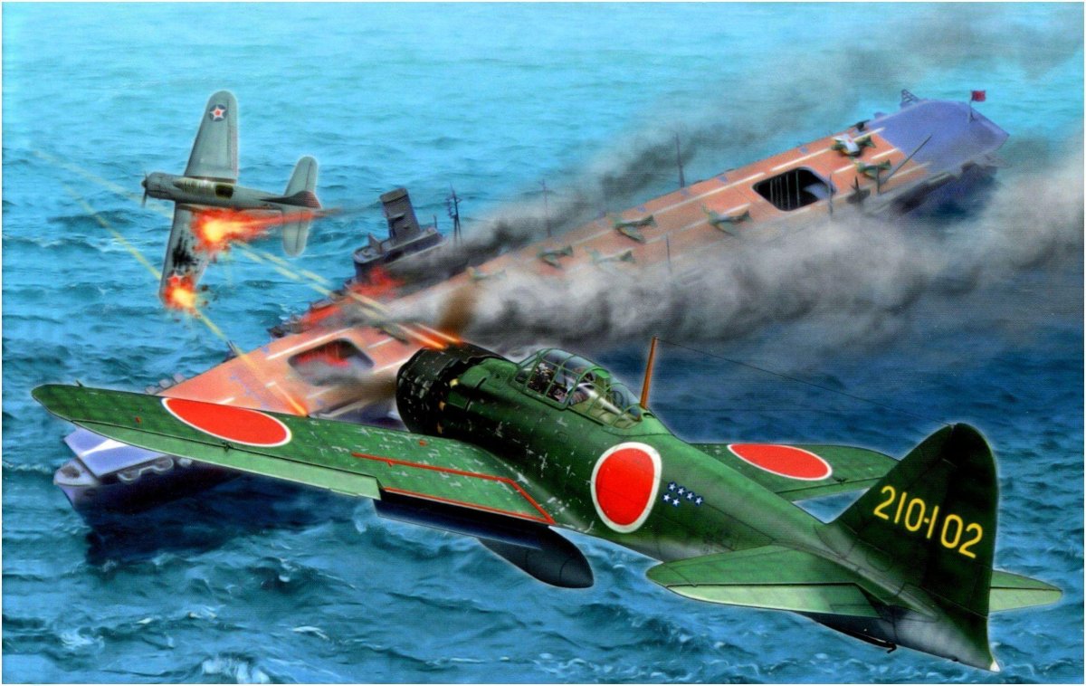 Mitsubishi a6m камикадзе