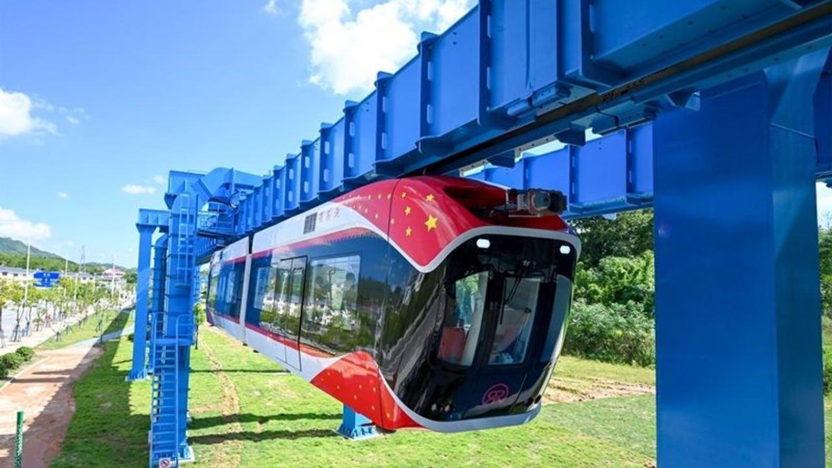 Маглев поезд Китай