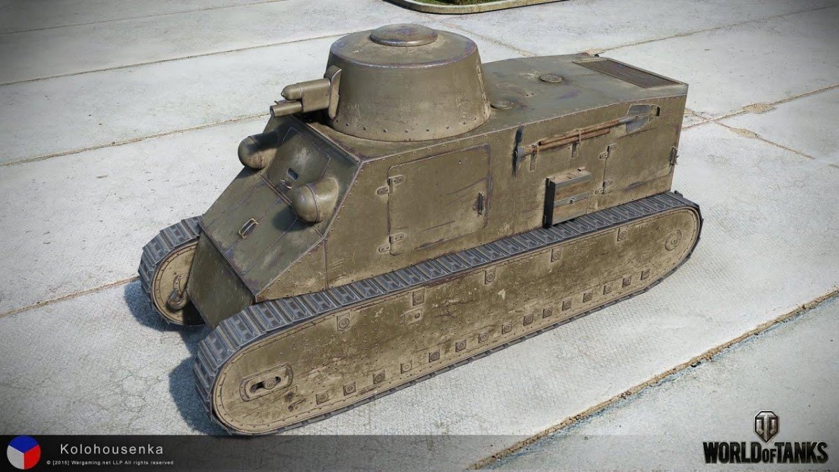 Чешский танк Kolohousenka