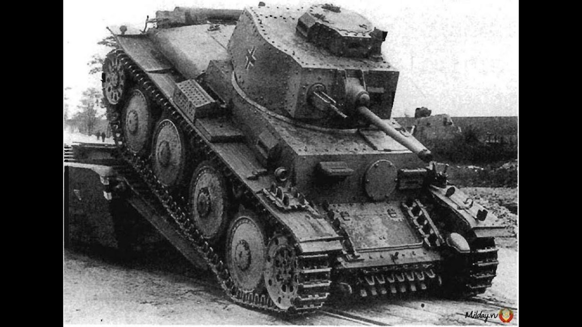 Немецкий танк PZ Kpfw 38 t
