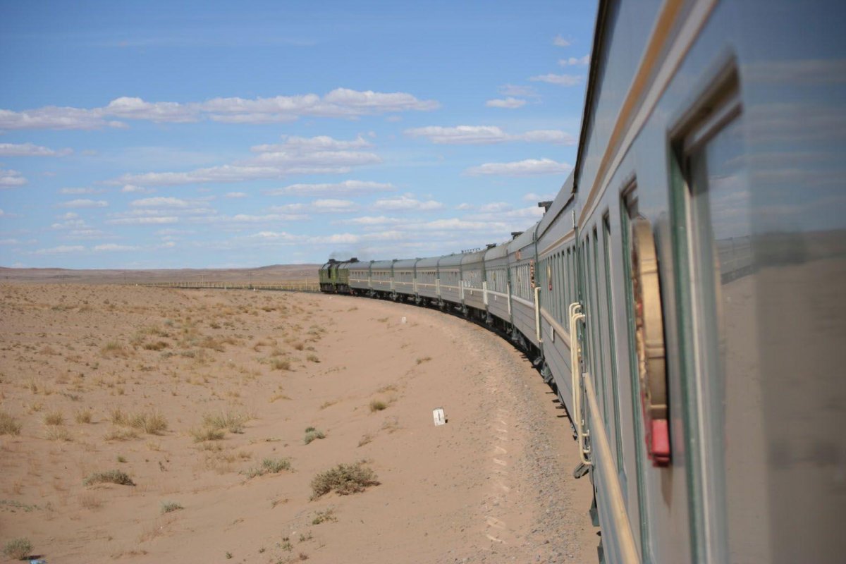 Пустыня Гоби железная дорога