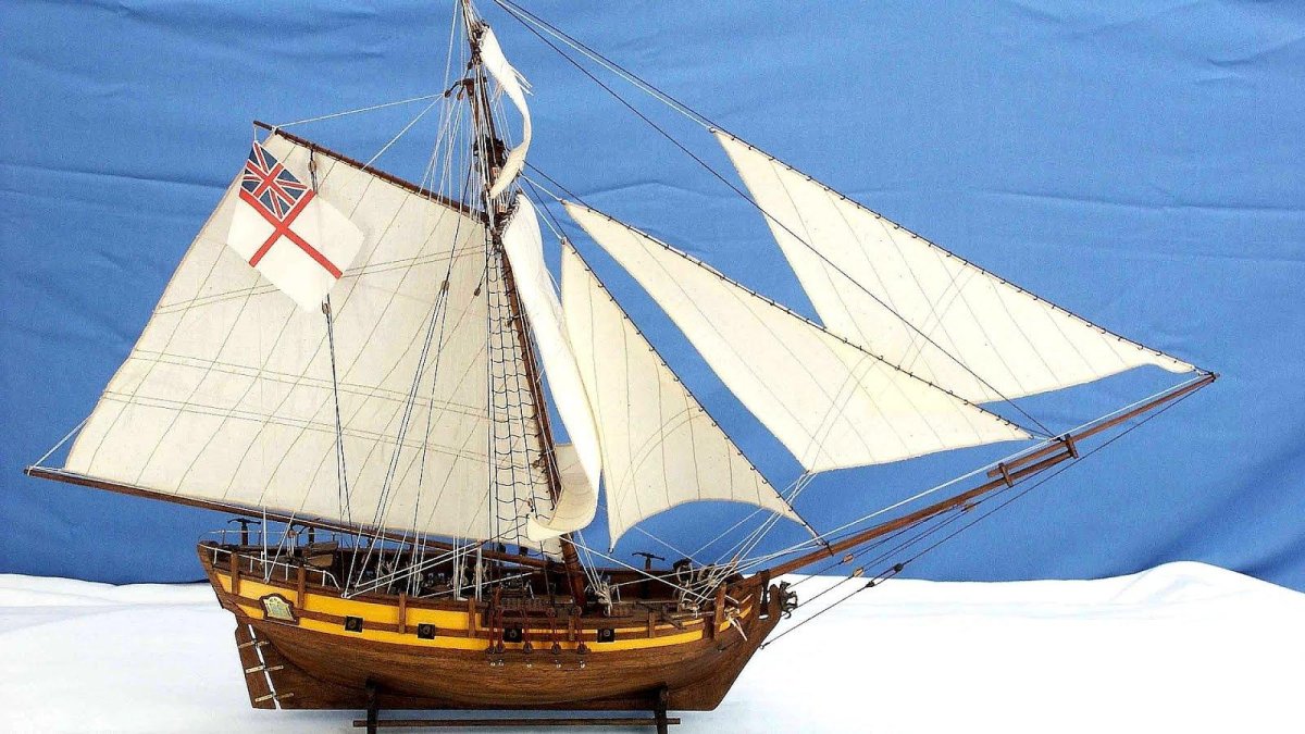 Шлюп корабль парусный