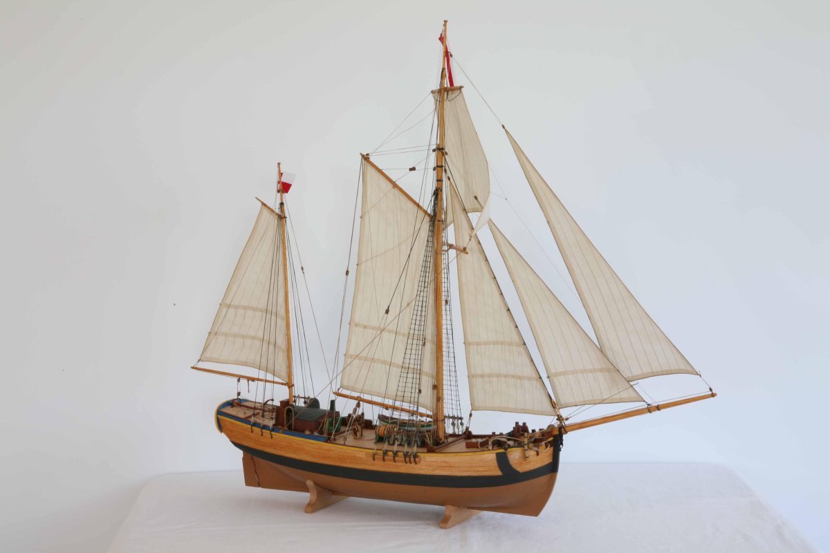 Парусник шхуна 17 века