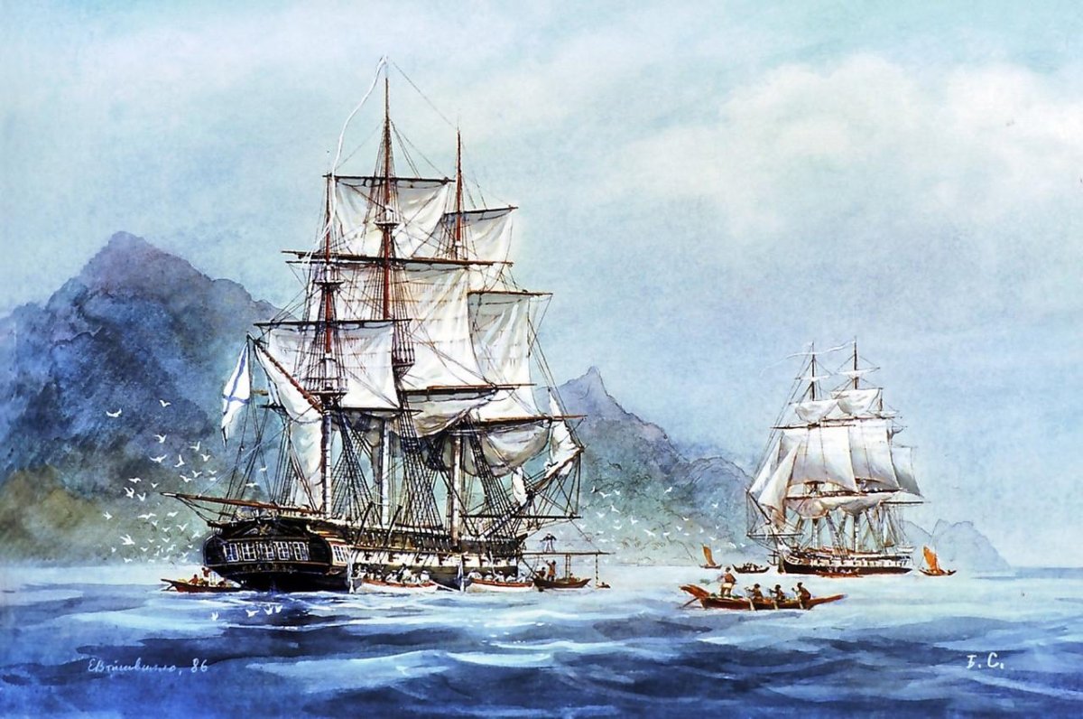 Шлюп Надежда Крузенштерна