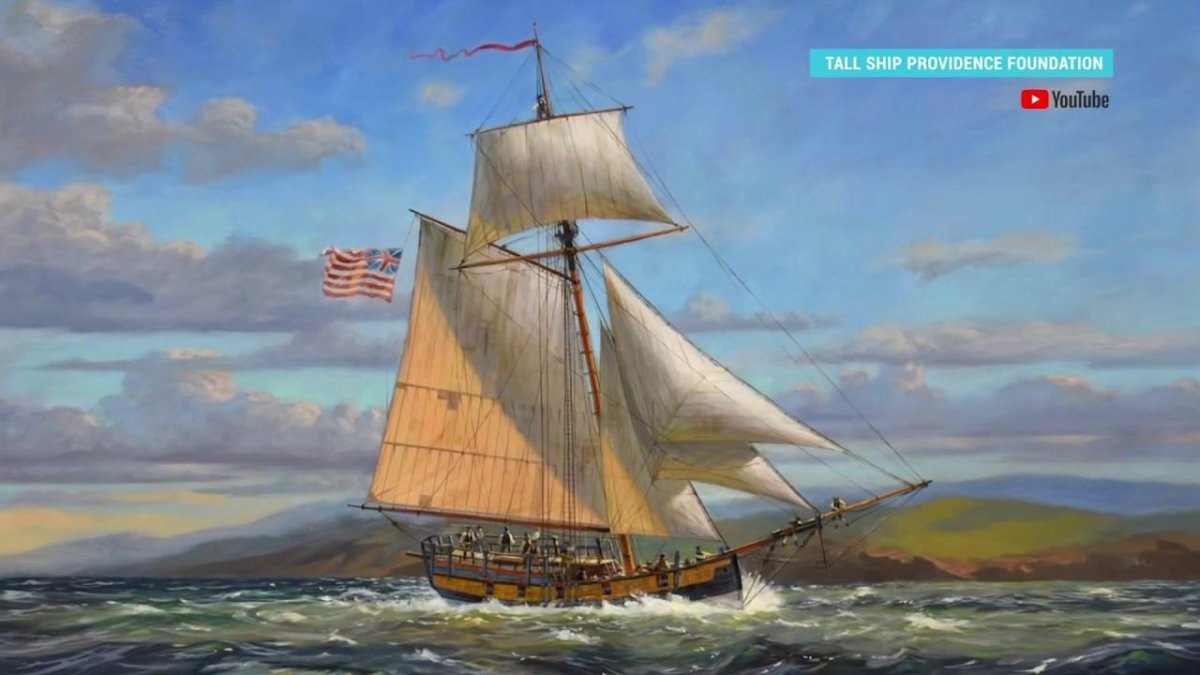 Шлюп корабль парусный