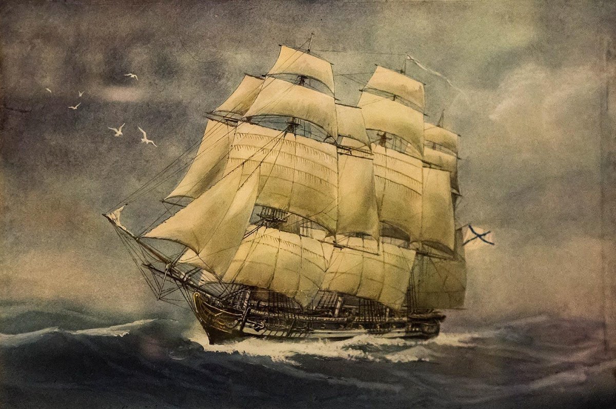 Шлюп Надежда Крузенштерна