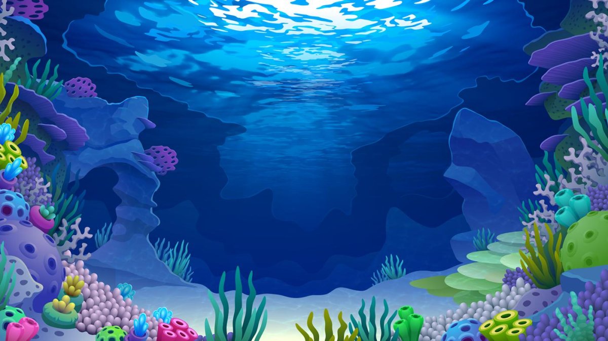 Океан мультяшный