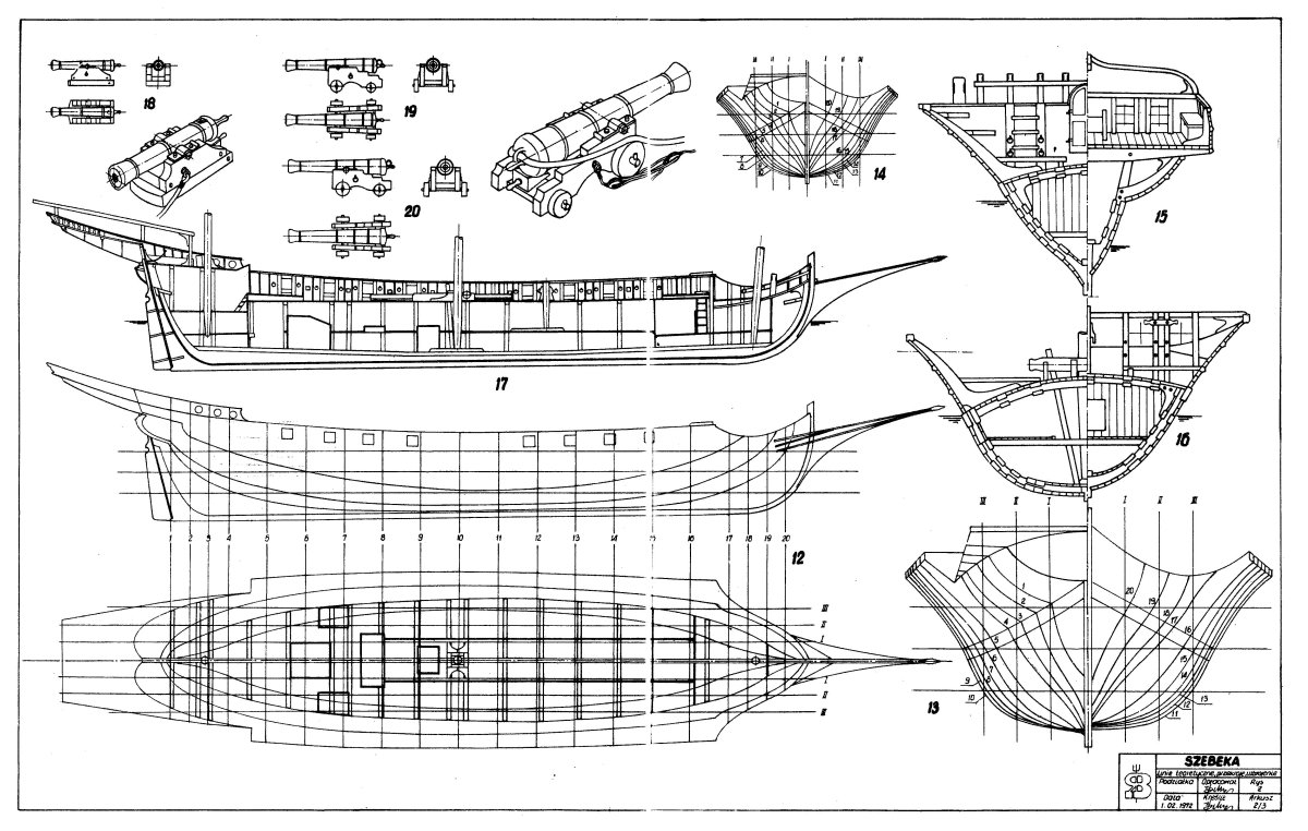 Шебека судно чертеж
