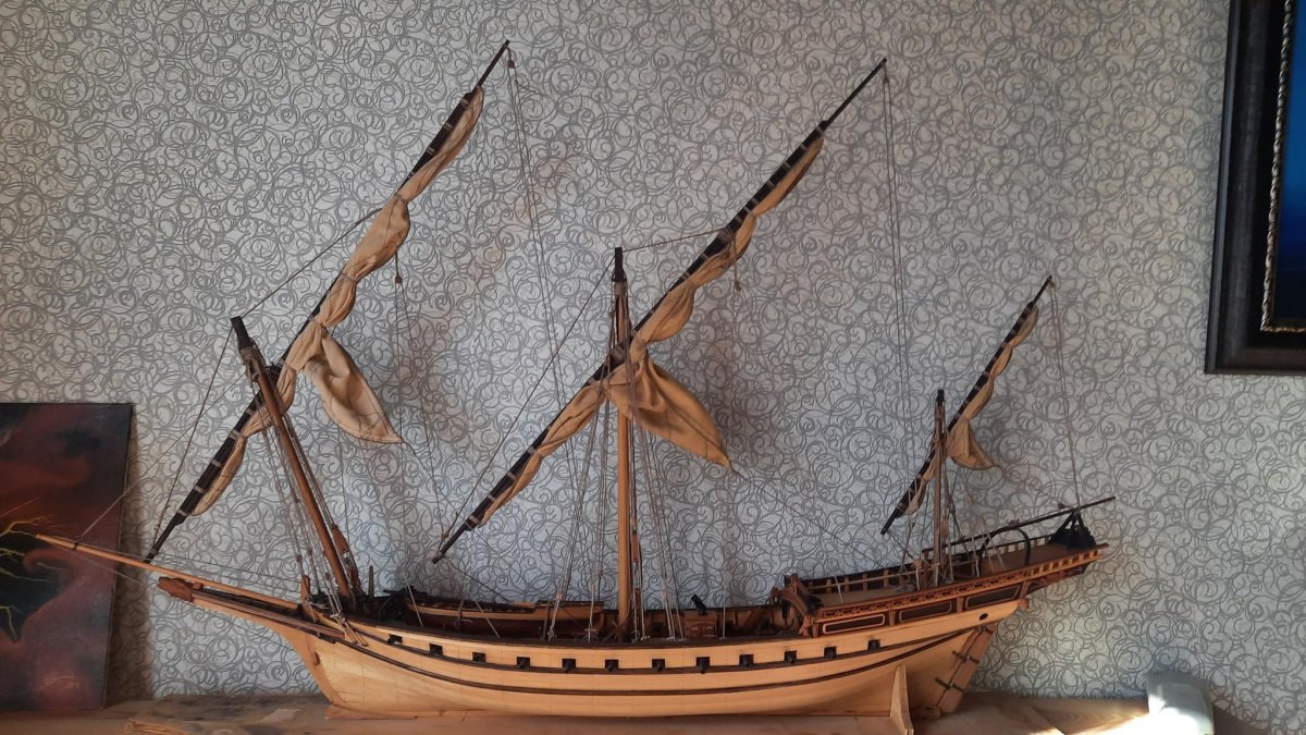 Корабль шебека 15 века