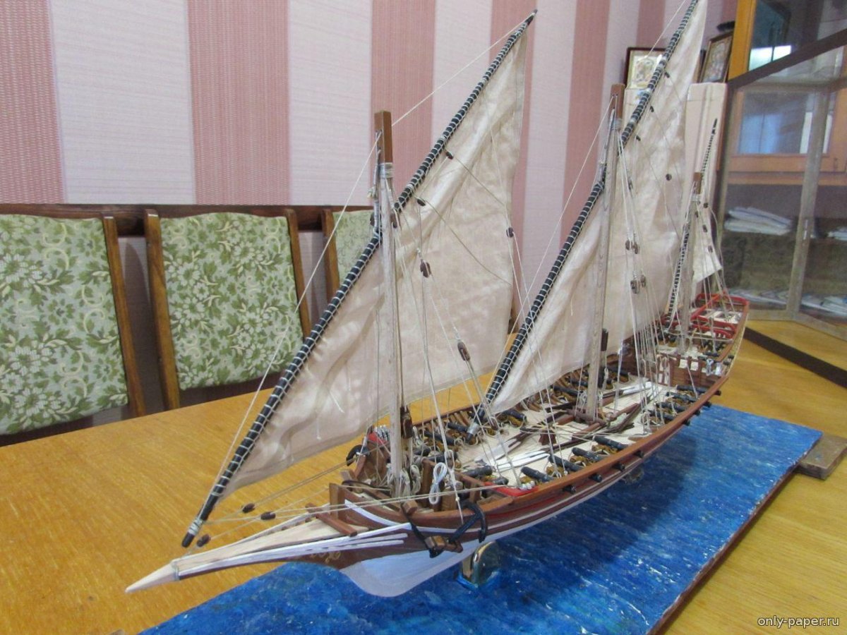 Шебека из бумаги