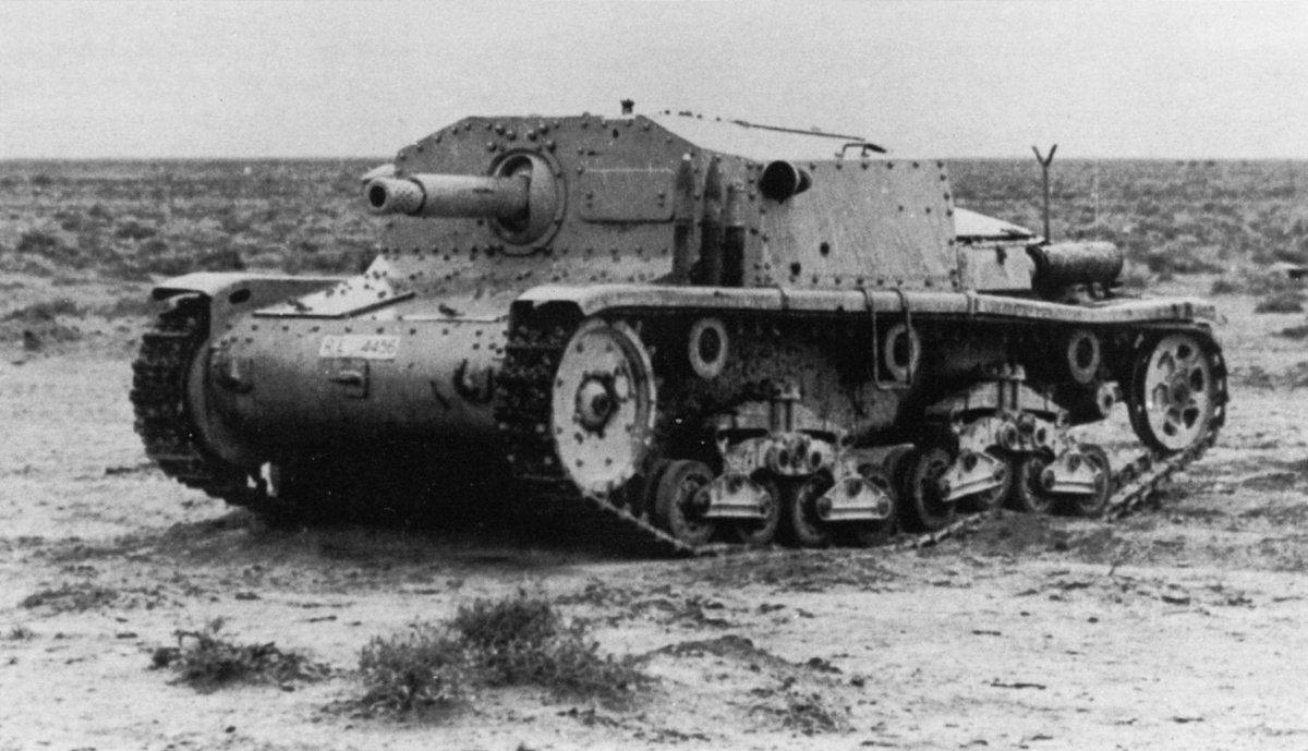 Итальянская САУ semovente m.40 da 75/18