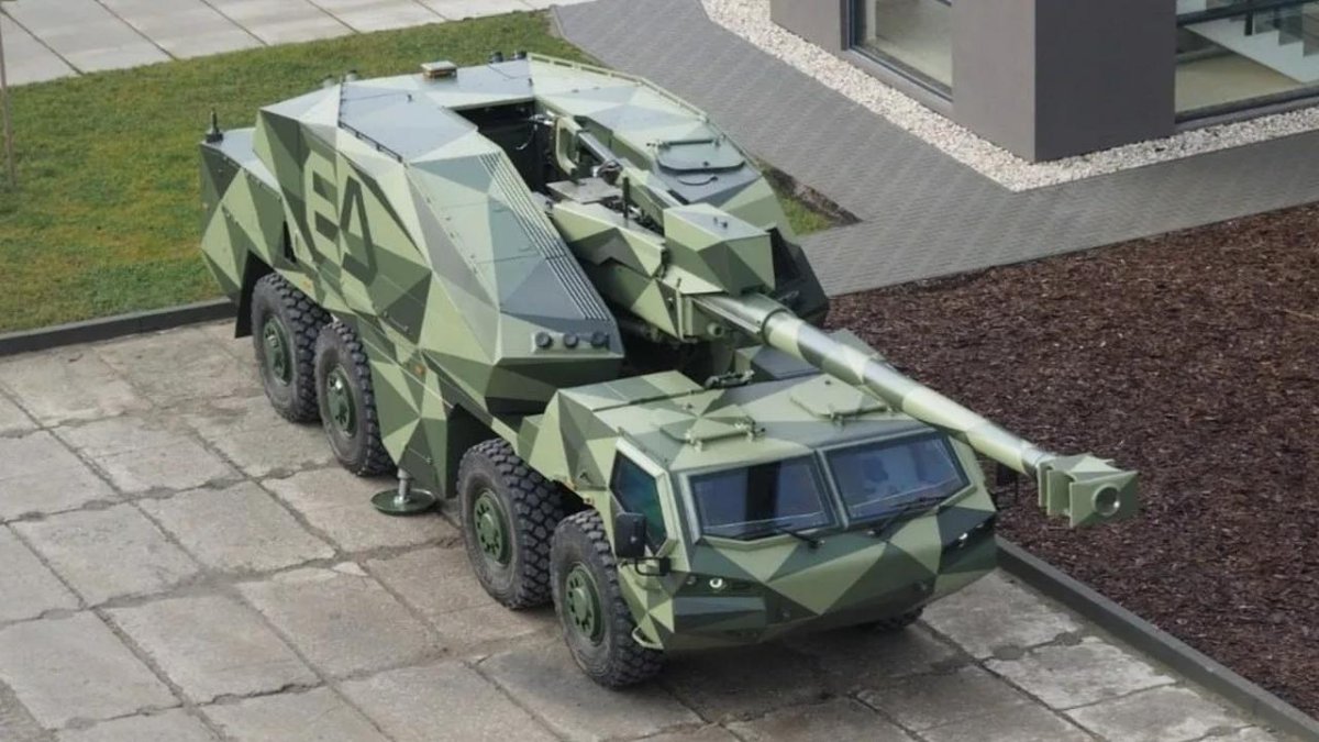 155-Мм САУ dita Excalibur Army