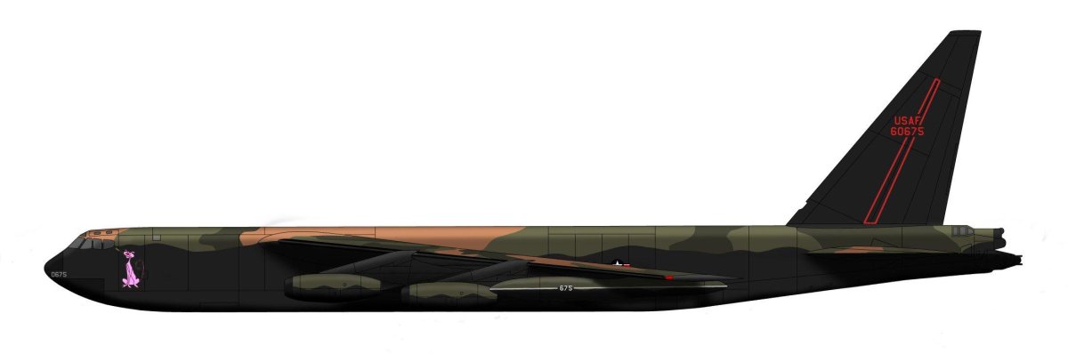 Boeing b-52 Stratofortress чертеж