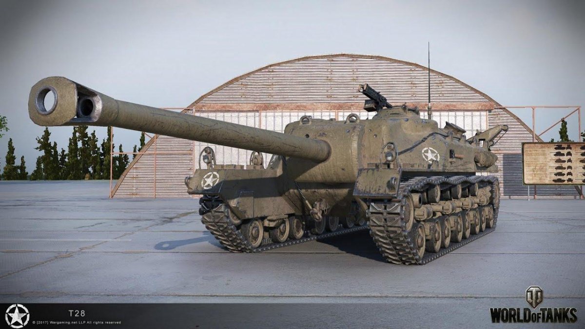 T28 американский танк