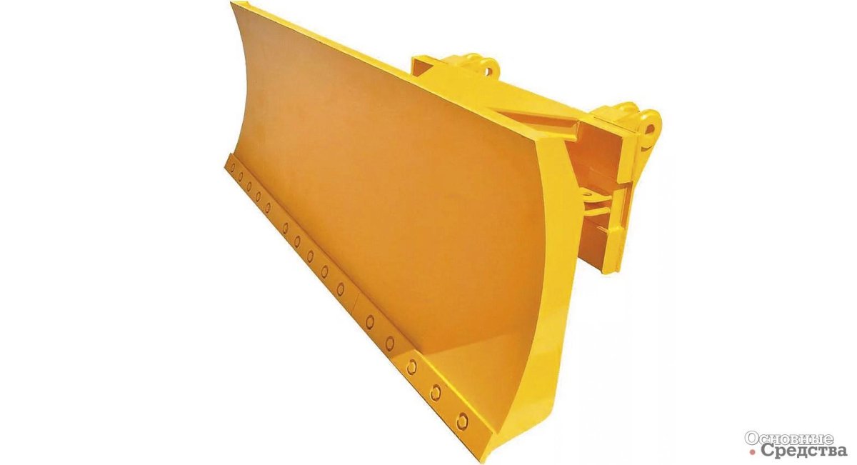 Поворотный бульдозерный отвал