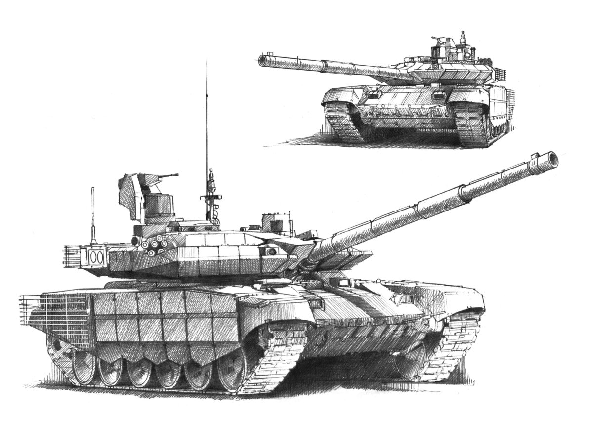 Т 90 рисунок