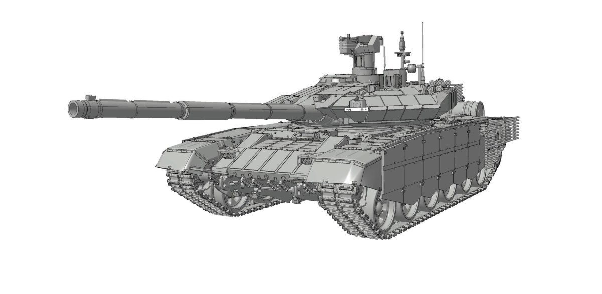 Т90 танк 3д