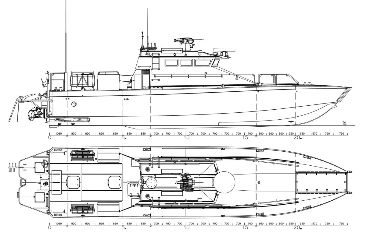 Финский скоростной десантный катер Watercat m12