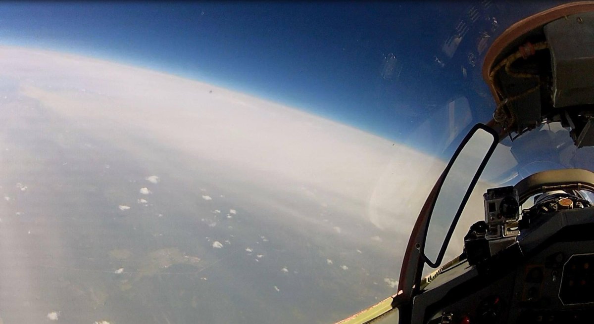 Миг 29 в стратосфере