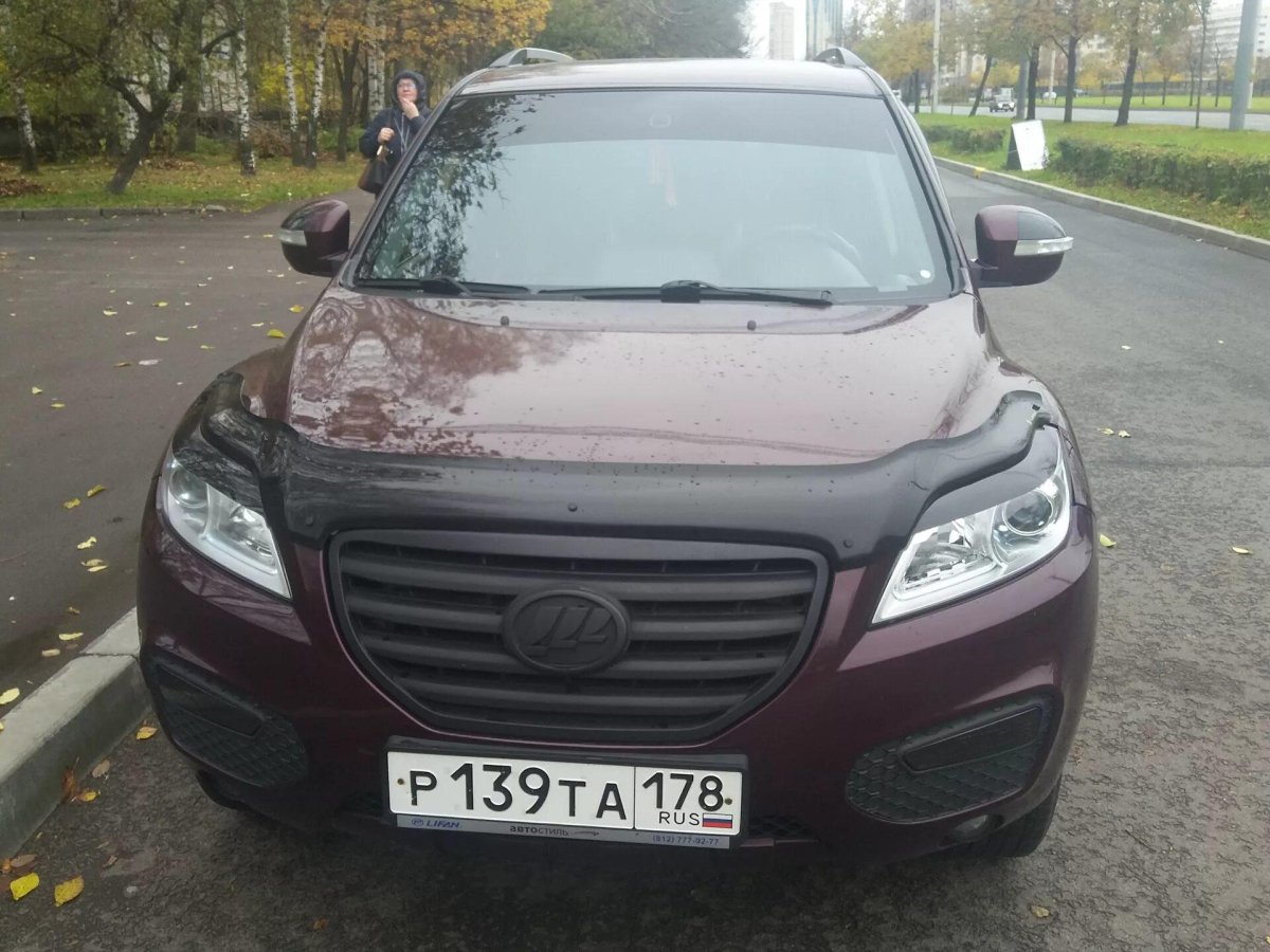 Реснички на фары Lifan x60