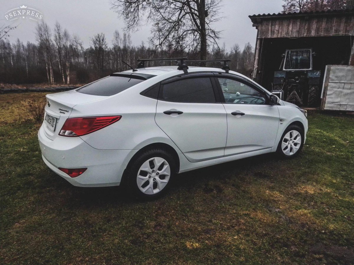 Багажник на крышу Hyundai Solaris 2