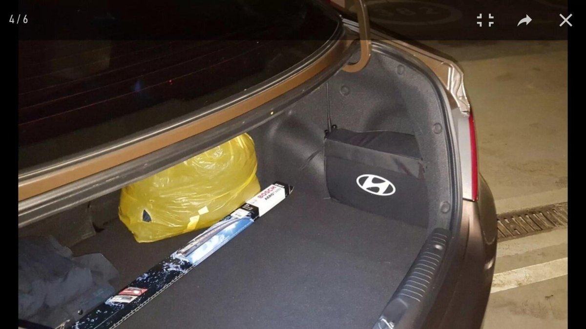 Багажник Солярис седан 2011