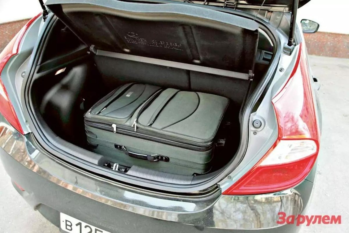 Солярис хэтчбек 2011 багажник