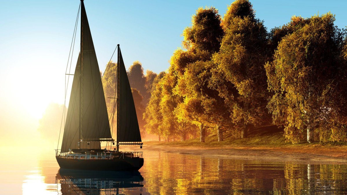 Парусная лодка