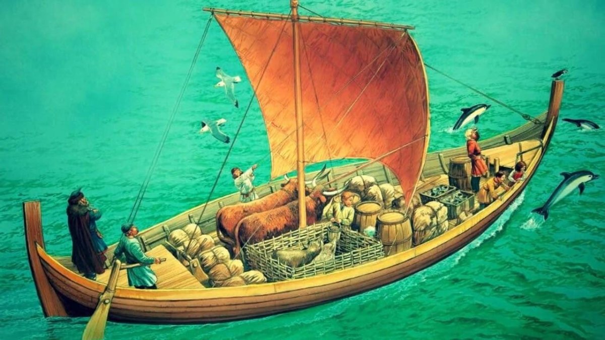 Торговое судно викингов Кнорр