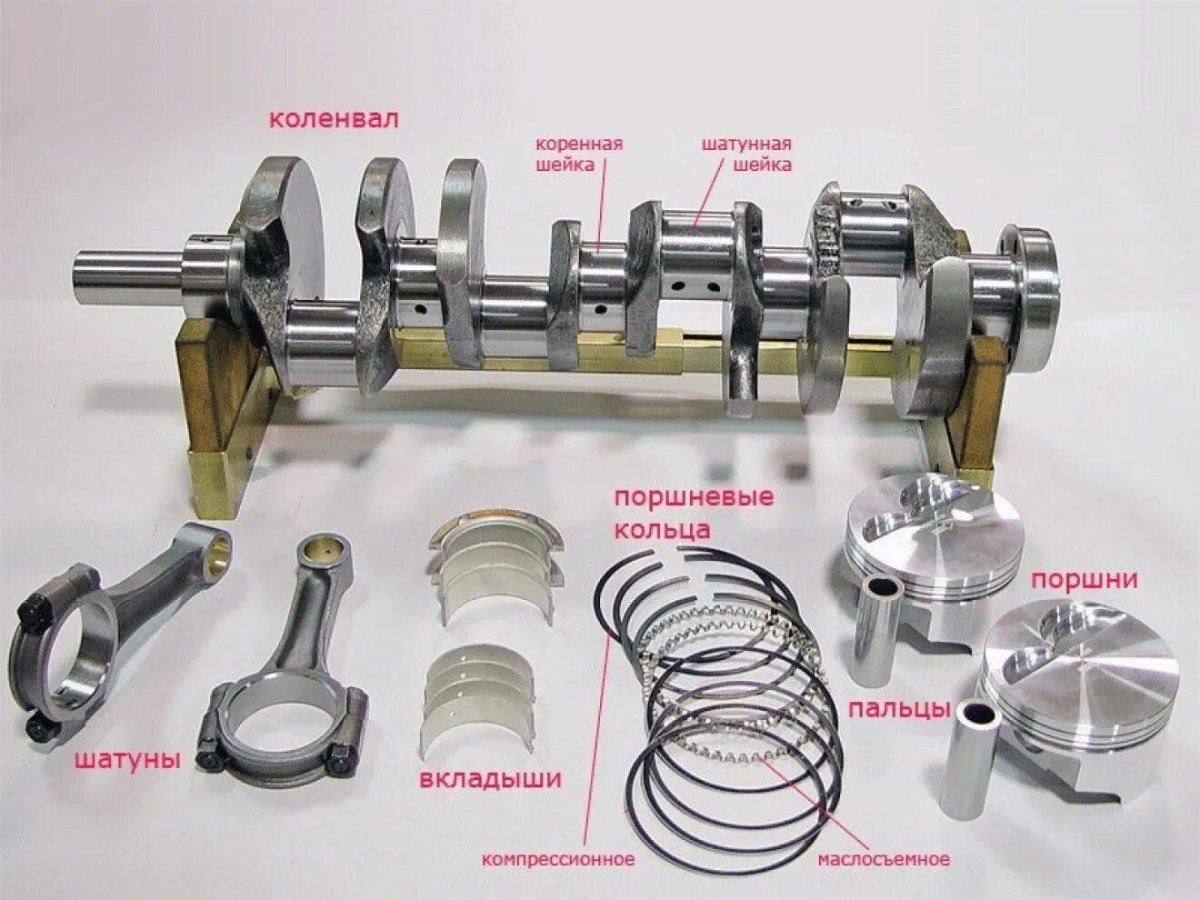 Вал коленчатый КШМ 80.22.01.02.001