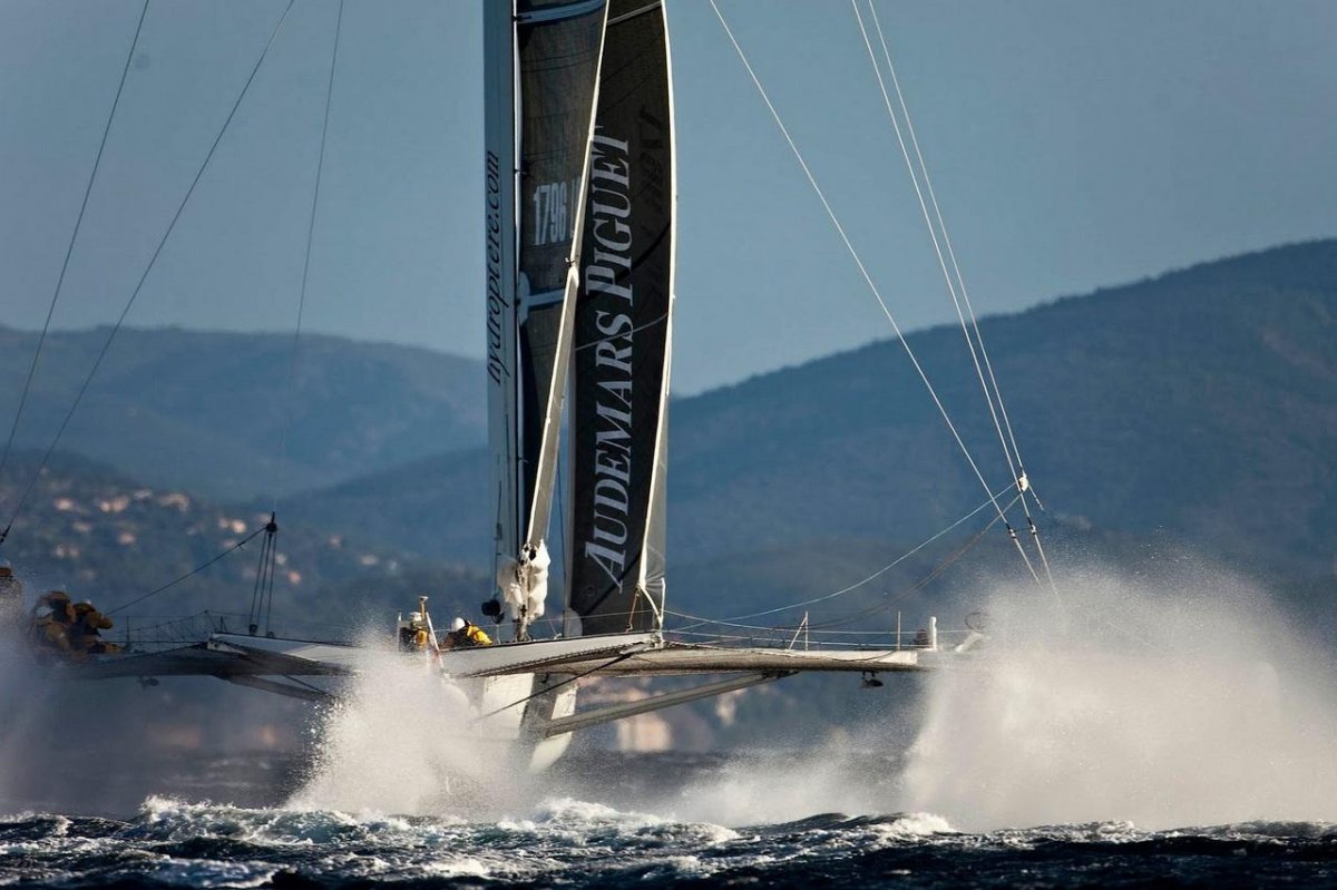 Hydroptere самая быстрая парусная яхта в мире