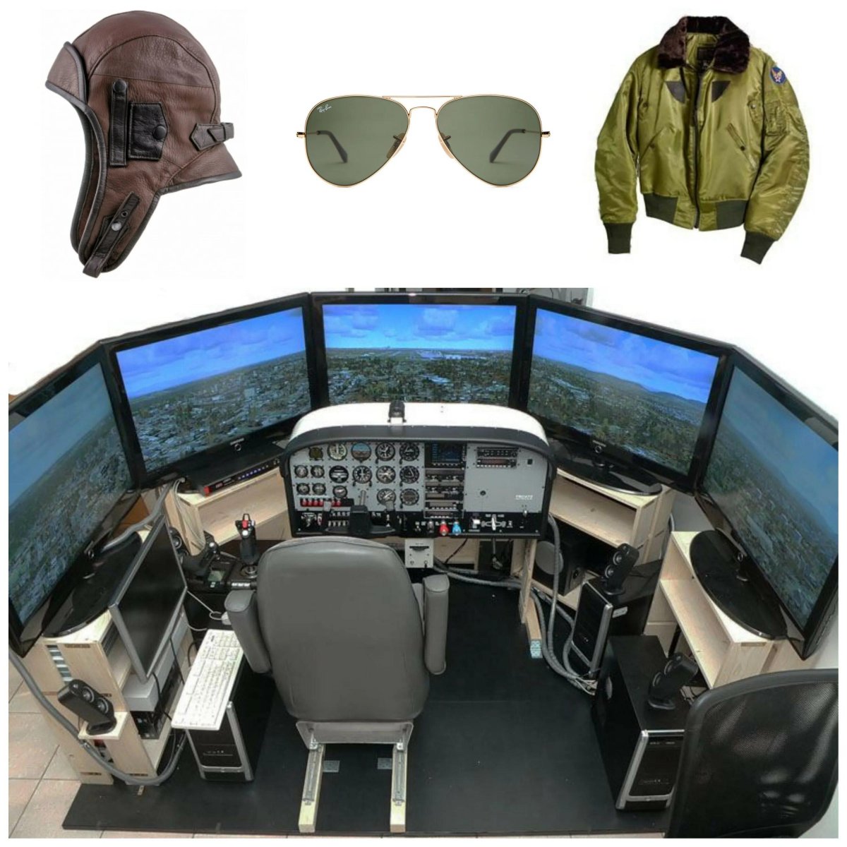 Microsoft Flight Simulator кабина