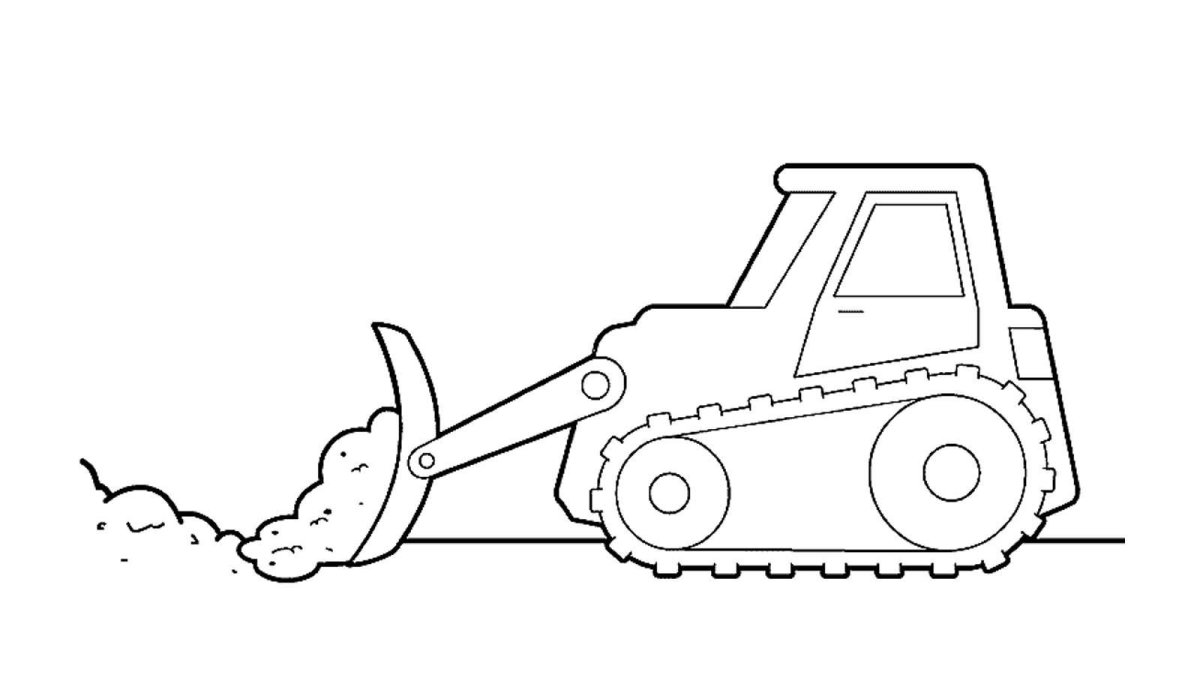 Дт75 бульдозер раскраска