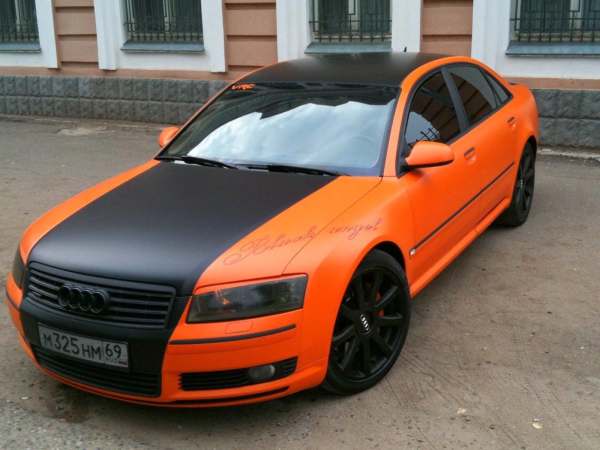 Ауди а6 оранжевая