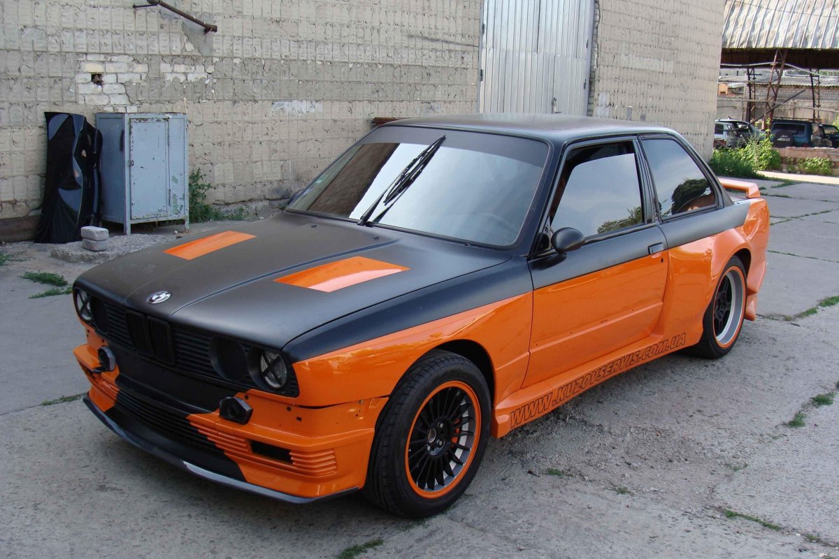 Покраска автомобиля в два цвета