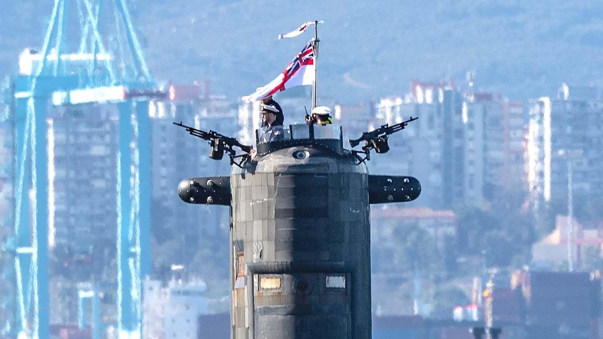 Кильватерный след подлодки