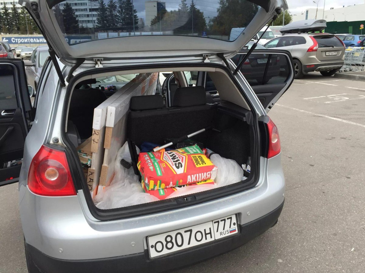 Фольксваген гольф багажник