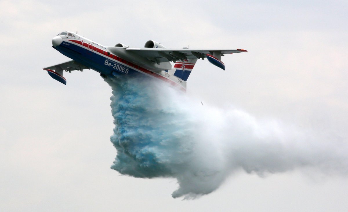 Бе-200 тушение пожара
