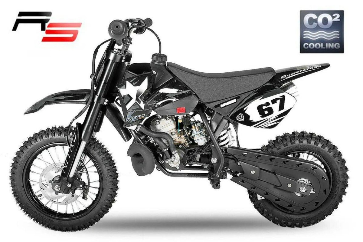 Детский мотоцикл на бензине nrg50 RS 12/10 Water cooled