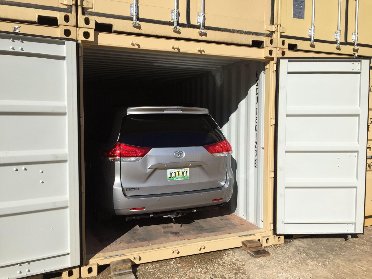 Гараж 20 футового контейнера