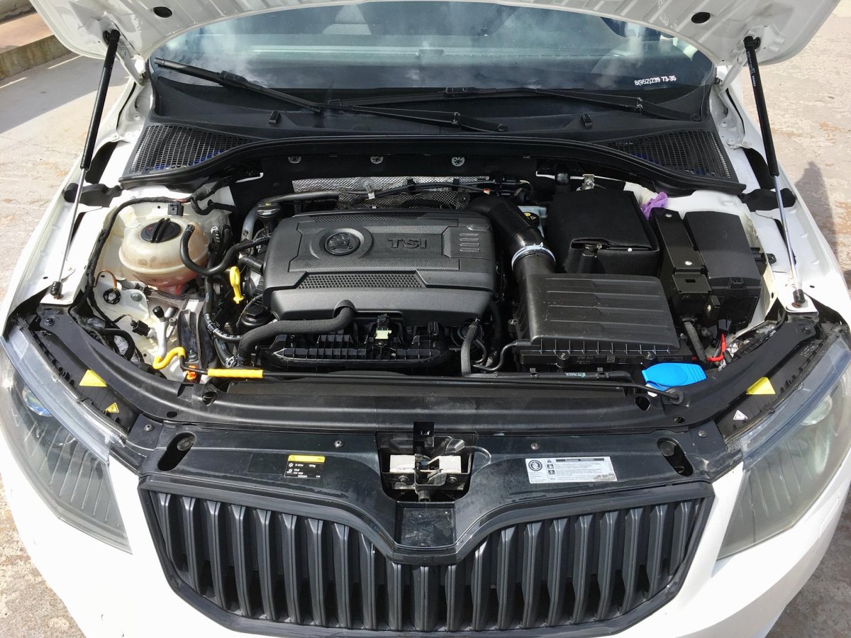 Моторный отсек Шкода Октавия а7 1.4