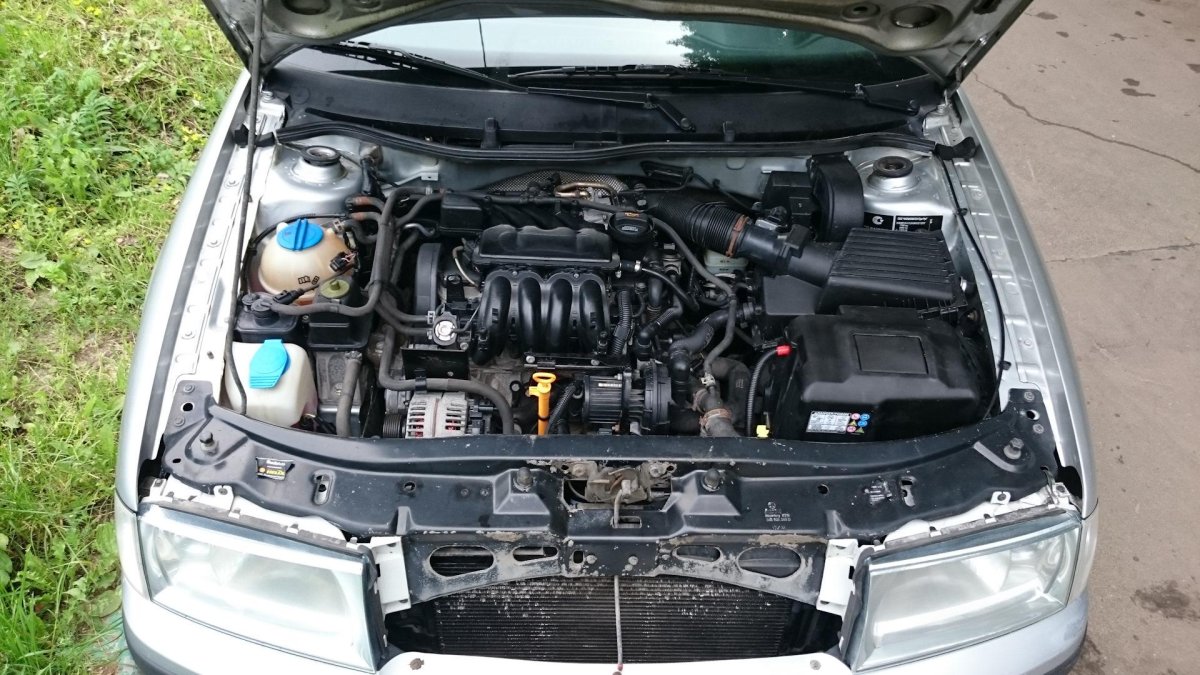 Моторный отсек Шкода Фабия