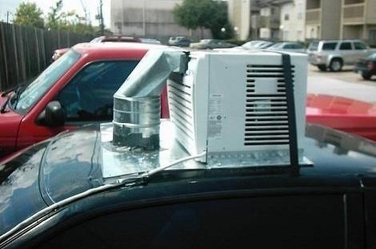 Оконный кондиционер в машину