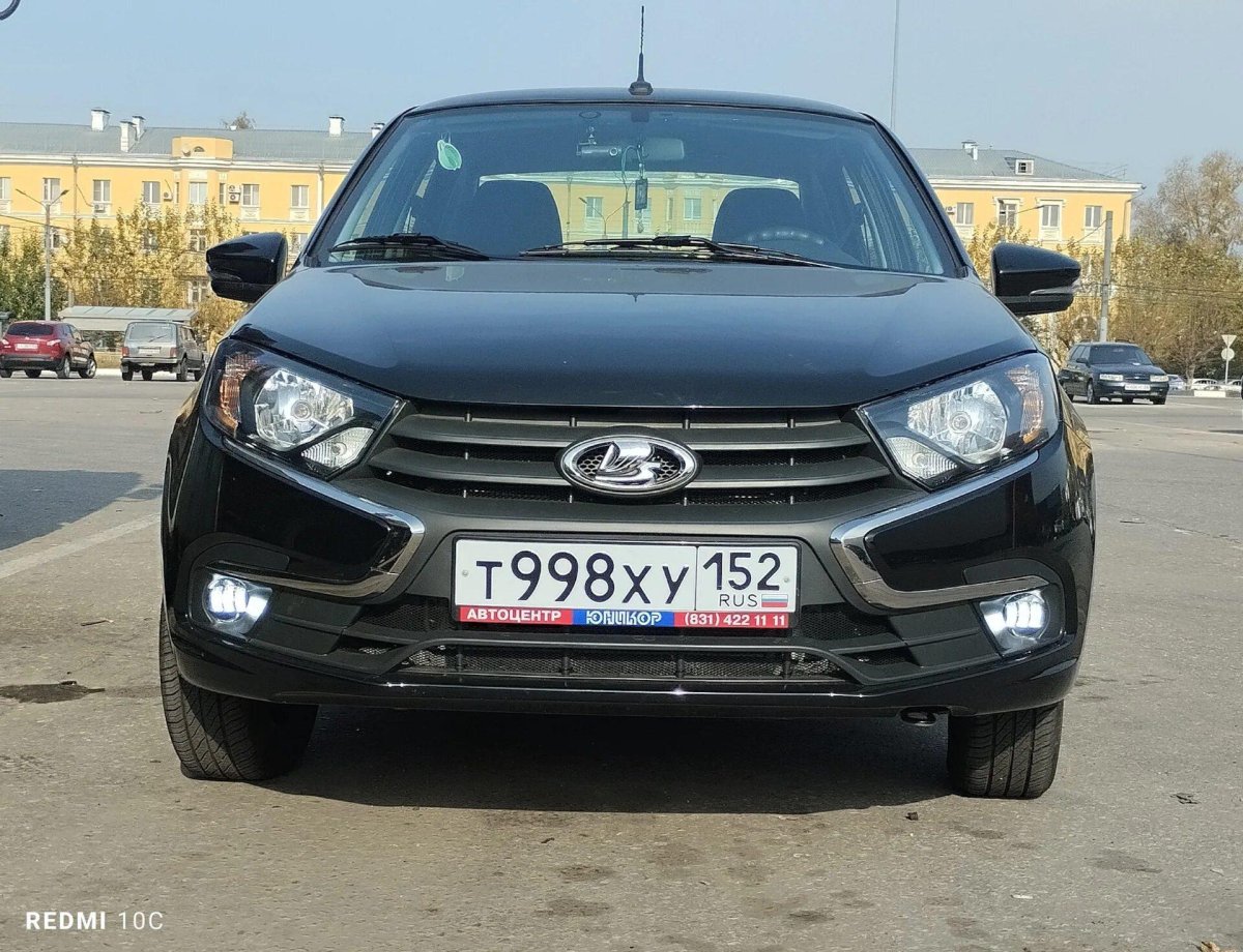 Противотуманки на гранту FL установка